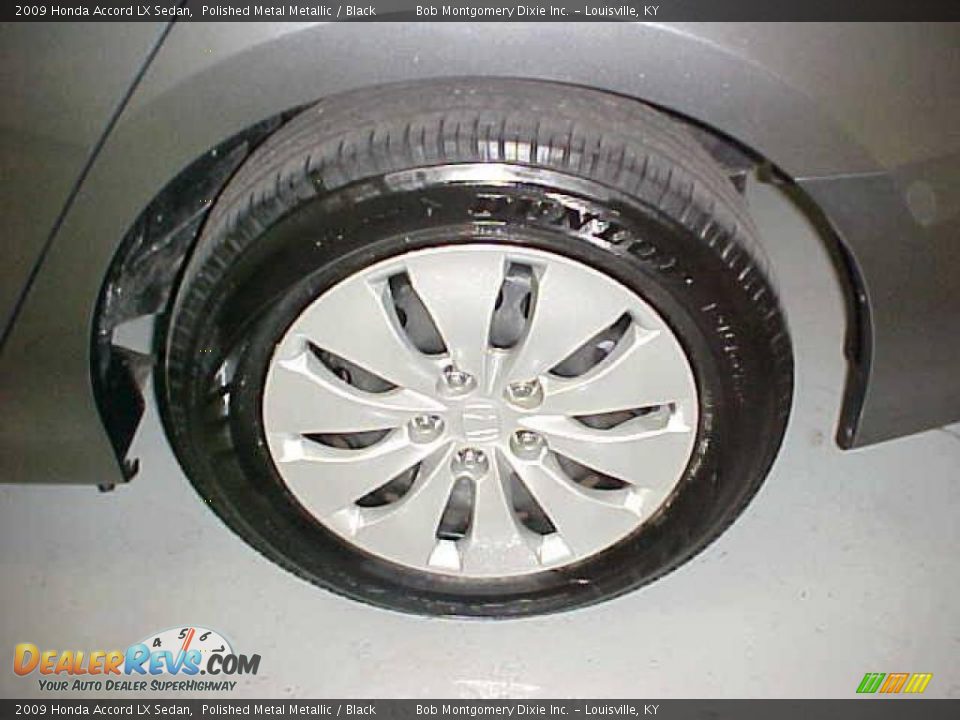 2009 Honda Accord LX Sedan Polished Metal Metallic / Black Photo #13