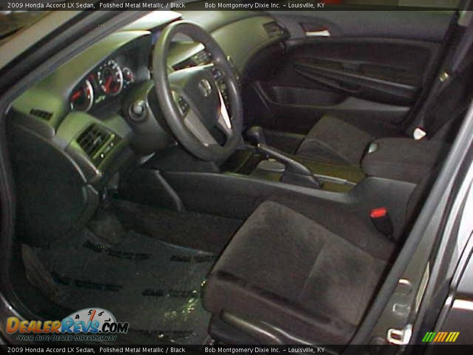 2009 Honda Accord LX Sedan Polished Metal Metallic / Black Photo #14