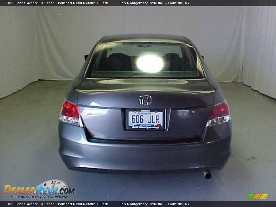2009 Honda Accord LX Sedan Polished Metal Metallic / Black Photo #18