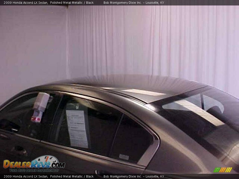 2009 Honda Accord LX Sedan Polished Metal Metallic / Black Photo #26