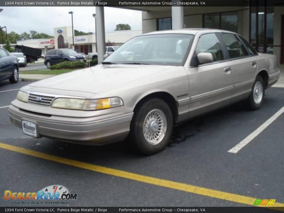 1994 Ford Crown Victoria LX Pumice Beige Metallic / Beige Photo #1
