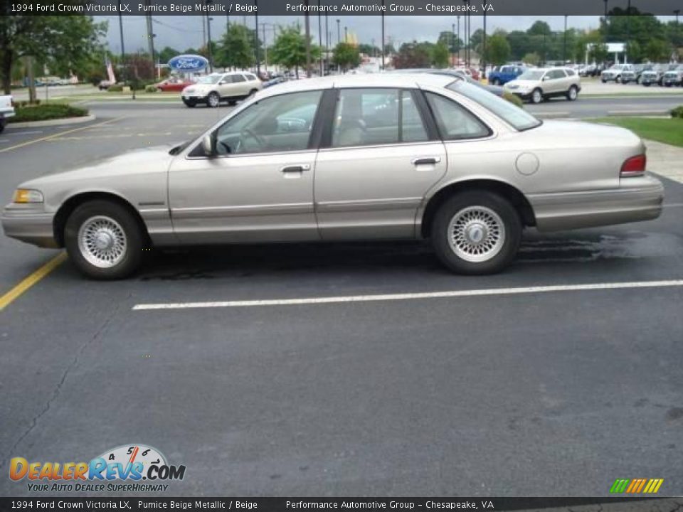 1994 Ford Crown Victoria LX Pumice Beige Metallic / Beige Photo #2
