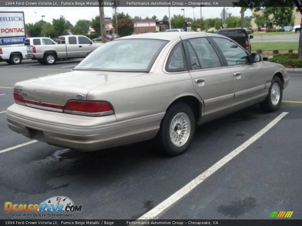 1994 Ford Crown Victoria LX Pumice Beige Metallic / Beige Photo #5