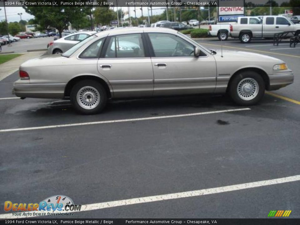 1994 Ford Crown Victoria LX Pumice Beige Metallic / Beige Photo #6