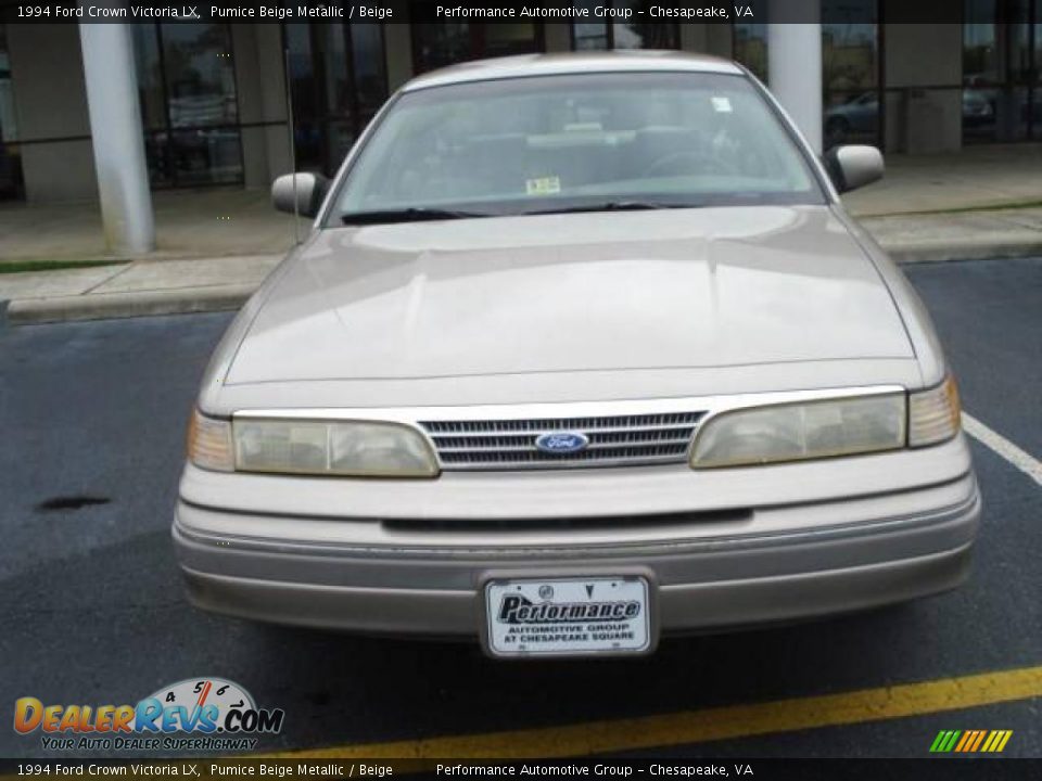 1994 Ford Crown Victoria LX Pumice Beige Metallic / Beige Photo #8