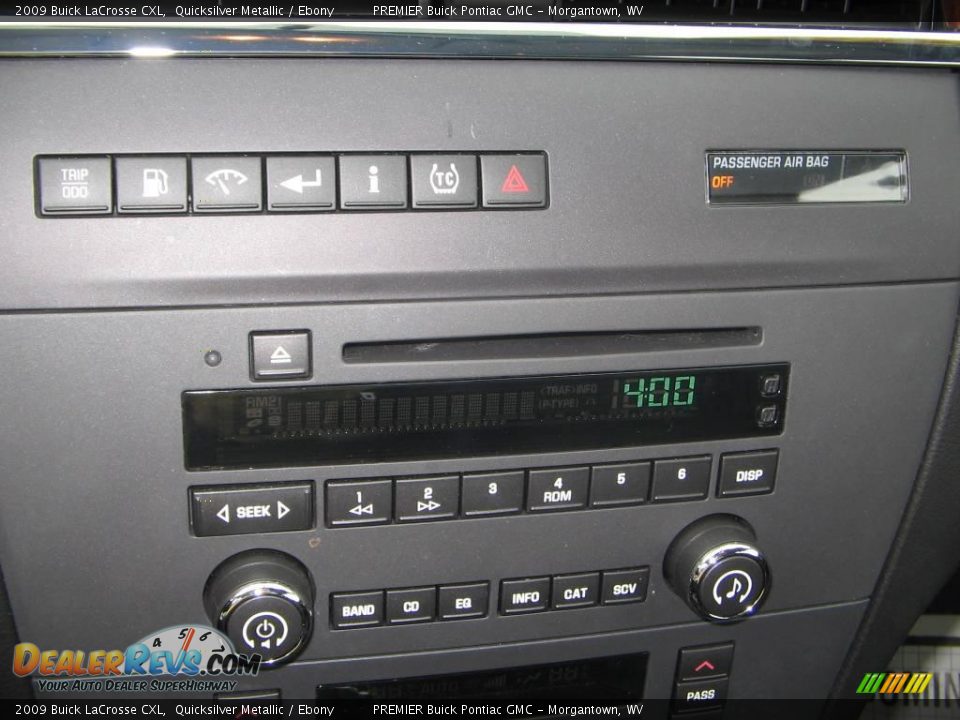 2009 Buick LaCrosse CXL Quicksilver Metallic / Ebony Photo #13