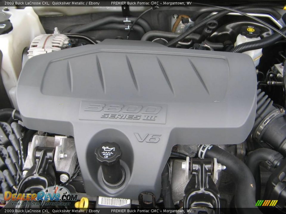2009 Buick LaCrosse CXL Quicksilver Metallic / Ebony Photo #16
