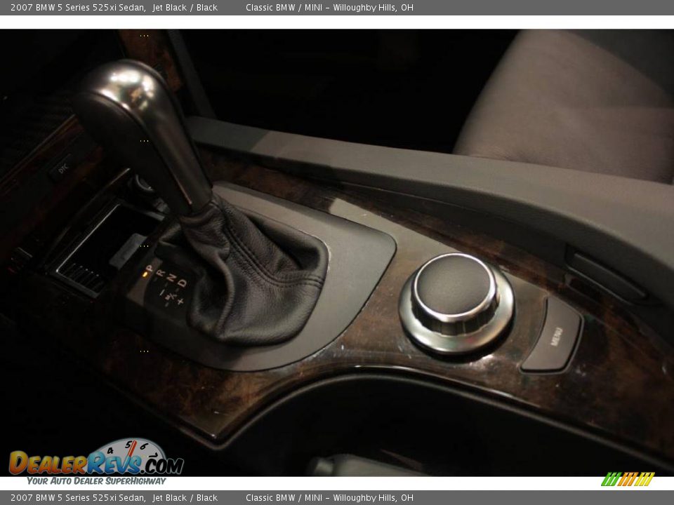 2007 BMW 5 Series 525xi Sedan Jet Black / Black Photo #17