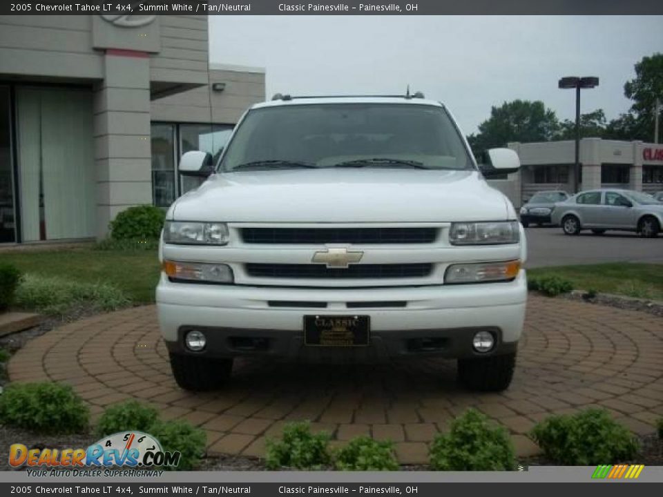 2005 Chevrolet Tahoe LT 4x4 Summit White / Tan/Neutral Photo #3