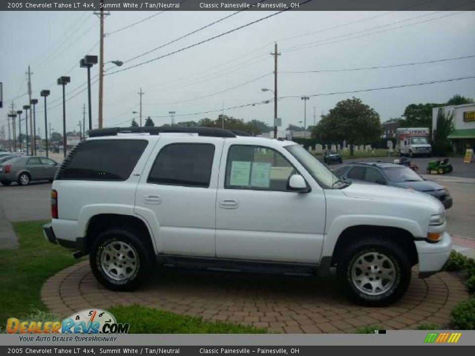 2005 Chevrolet Tahoe LT 4x4 Summit White / Tan/Neutral Photo #5