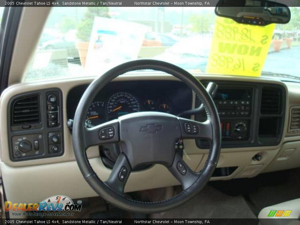 2005 Chevrolet Tahoe LS 4x4 Sandstone Metallic / Tan/Neutral Photo #12