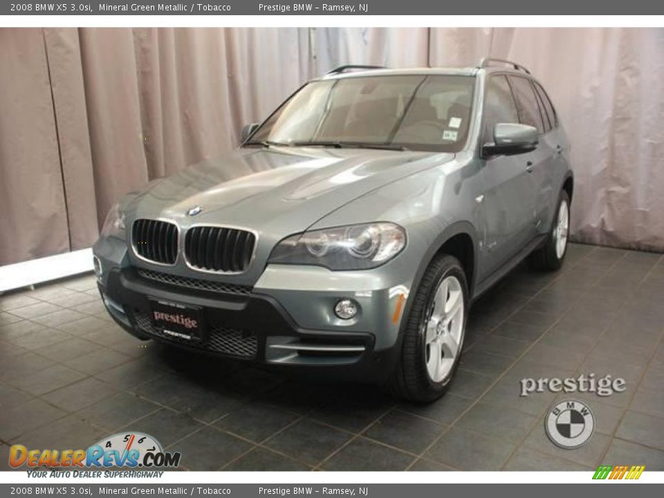 2008 BMW X5 3.0si Mineral Green Metallic / Tobacco Photo #1