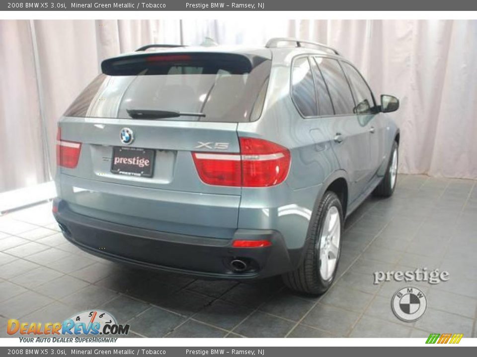 2008 BMW X5 3.0si Mineral Green Metallic / Tobacco Photo #2