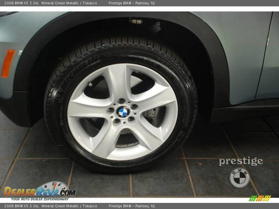 2008 BMW X5 3.0si Mineral Green Metallic / Tobacco Photo #3
