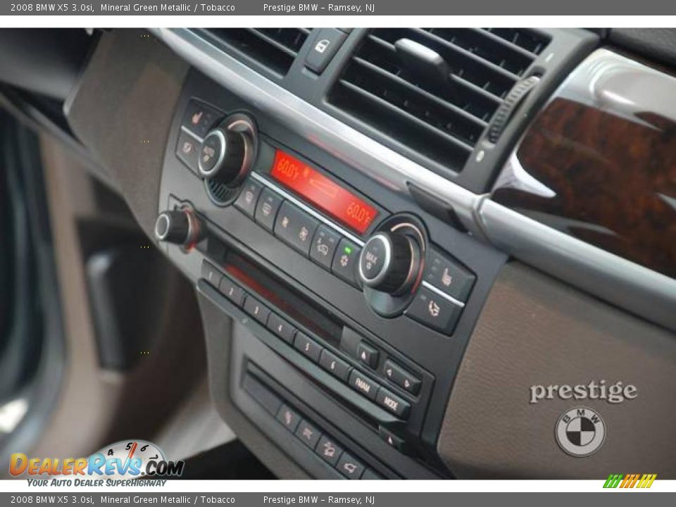 2008 BMW X5 3.0si Mineral Green Metallic / Tobacco Photo #8