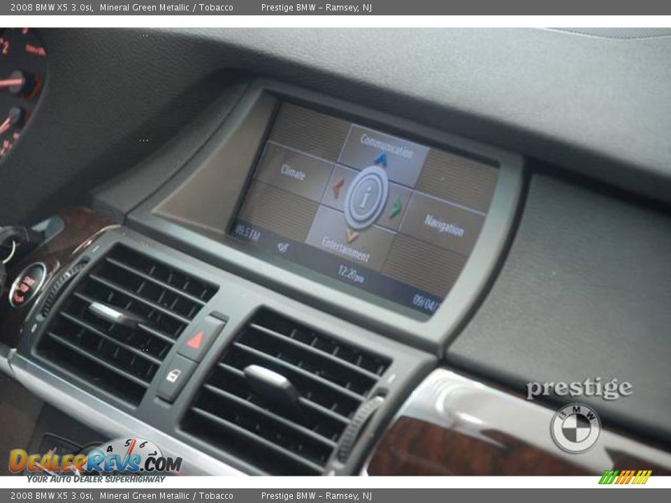 2008 BMW X5 3.0si Mineral Green Metallic / Tobacco Photo #9