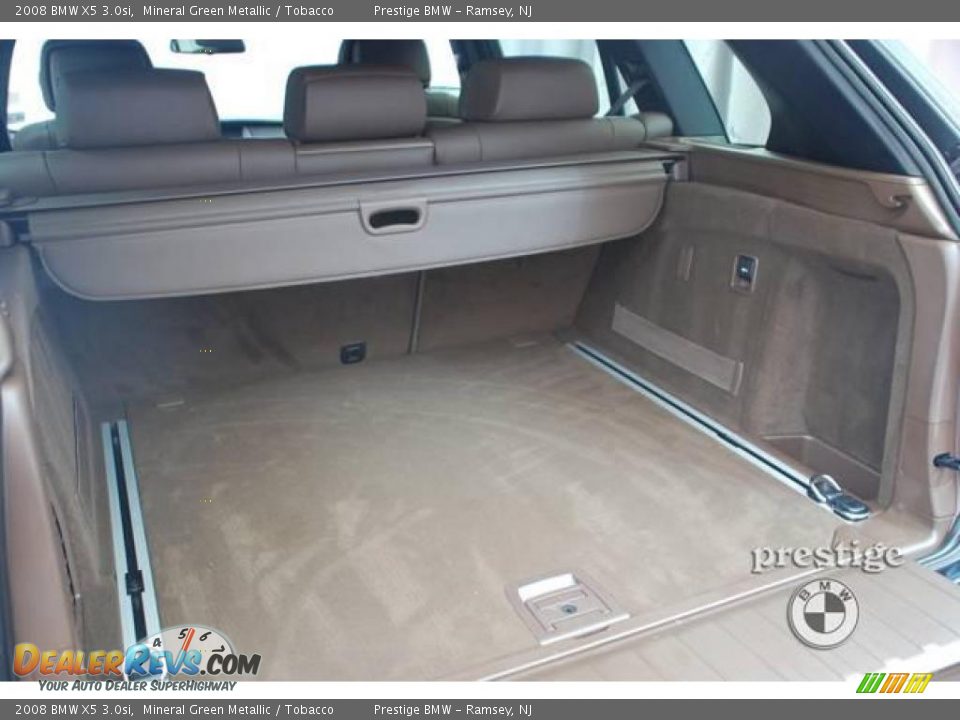 2008 BMW X5 3.0si Mineral Green Metallic / Tobacco Photo #12