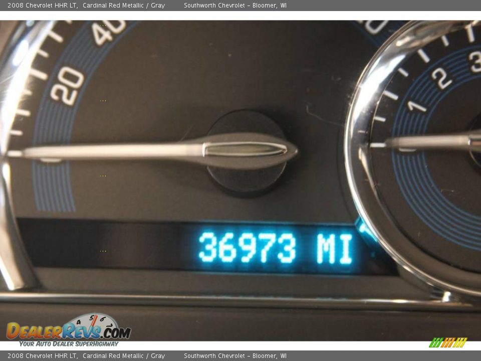 2008 Chevrolet HHR LT Cardinal Red Metallic / Gray Photo #7