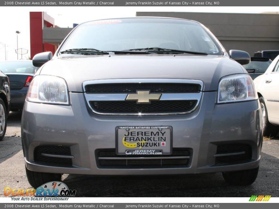 2008 Chevrolet Aveo LS Sedan Medium Gray Metallic / Charcoal Photo #2