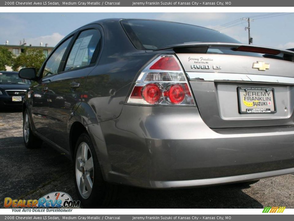 2008 Chevrolet Aveo LS Sedan Medium Gray Metallic / Charcoal Photo #4