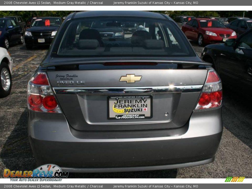 2008 Chevrolet Aveo LS Sedan Medium Gray Metallic / Charcoal Photo #5