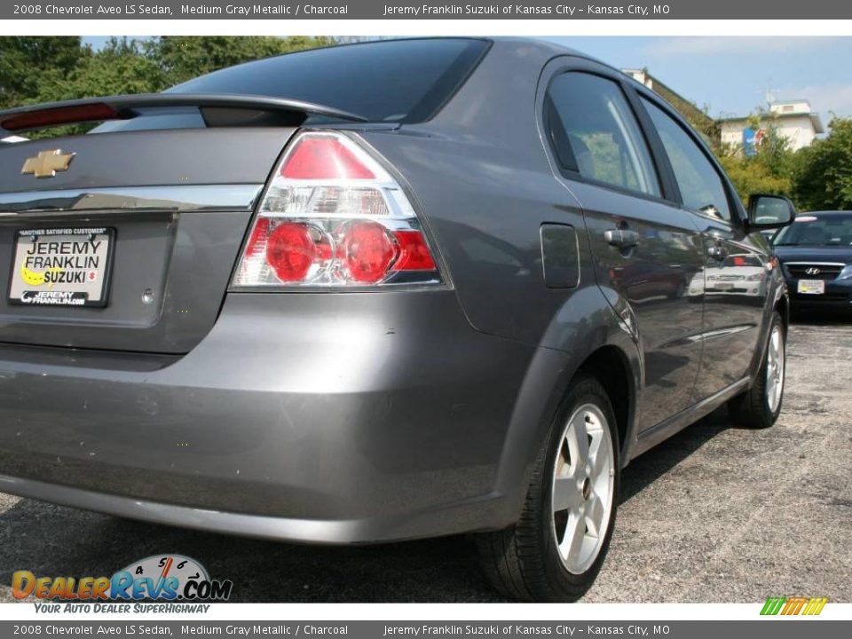 2008 Chevrolet Aveo LS Sedan Medium Gray Metallic / Charcoal Photo #6