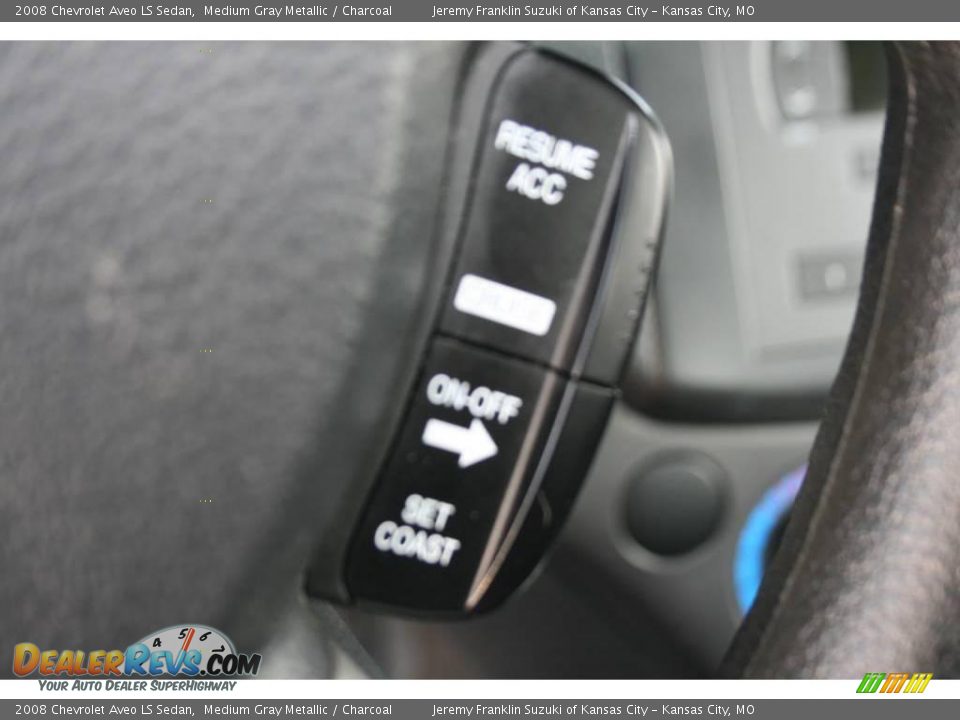 2008 Chevrolet Aveo LS Sedan Medium Gray Metallic / Charcoal Photo #9