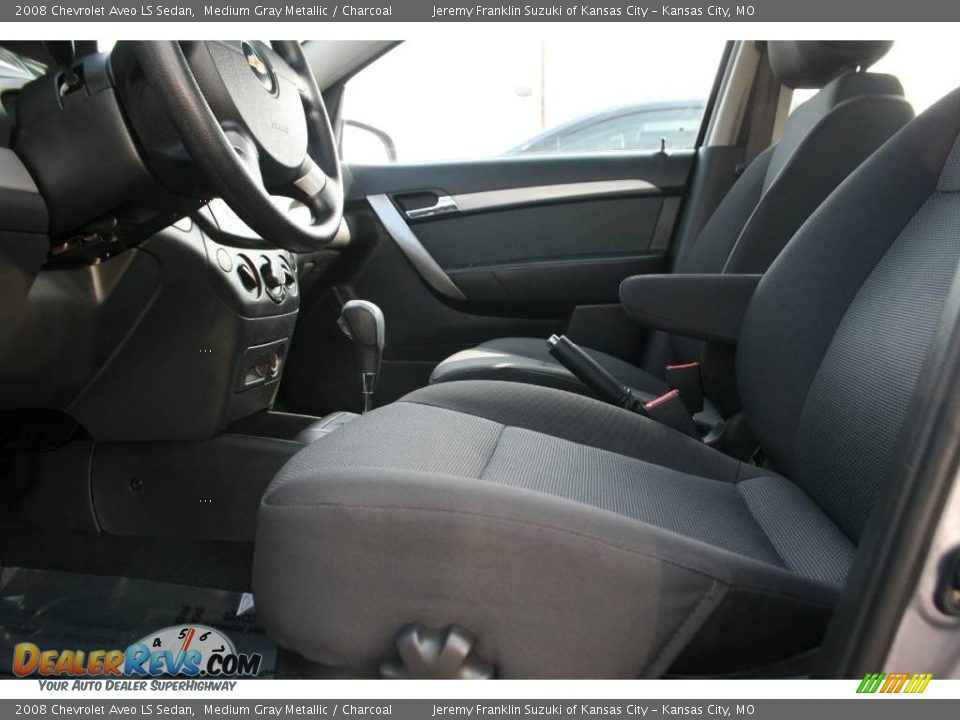2008 Chevrolet Aveo LS Sedan Medium Gray Metallic / Charcoal Photo #12
