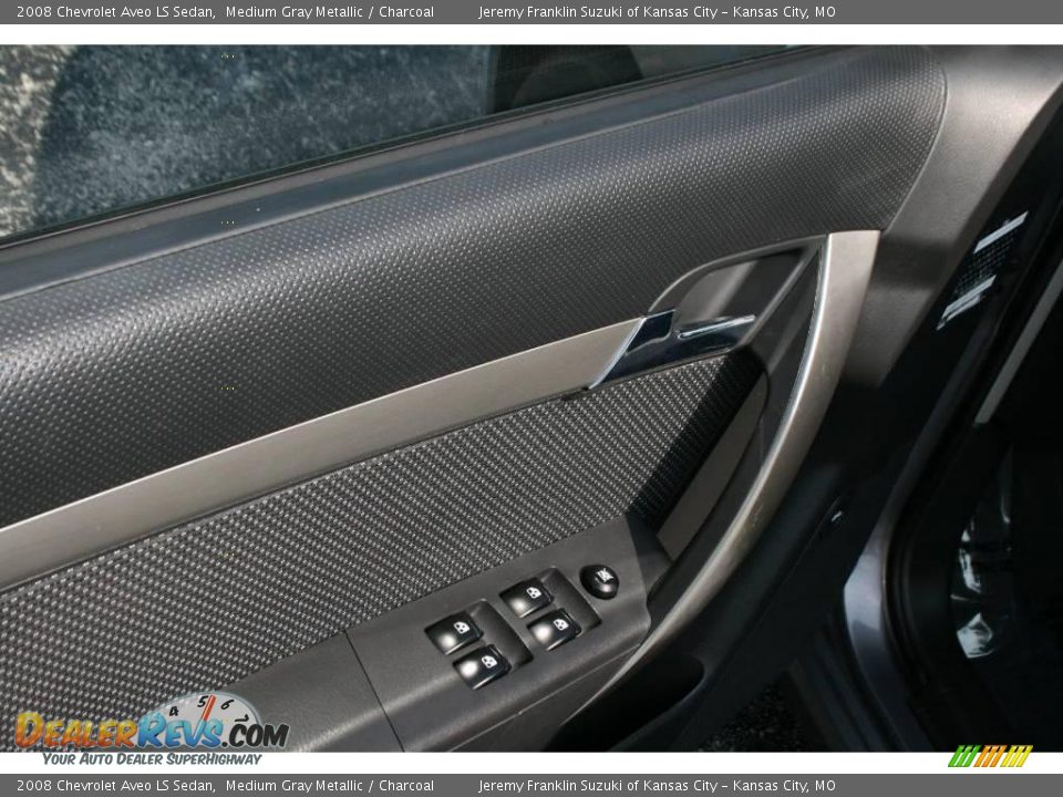 2008 Chevrolet Aveo LS Sedan Medium Gray Metallic / Charcoal Photo #14