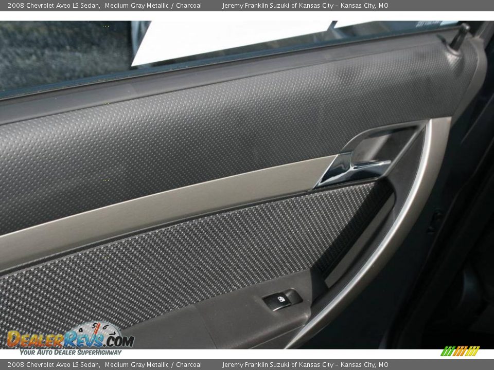 2008 Chevrolet Aveo LS Sedan Medium Gray Metallic / Charcoal Photo #15