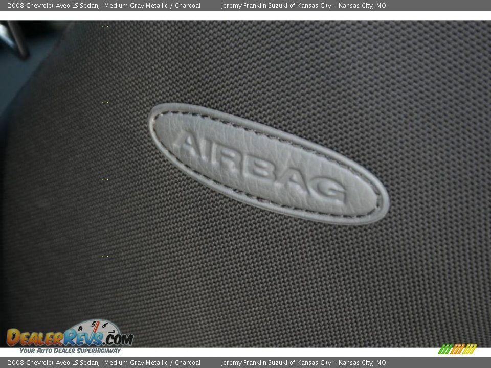 2008 Chevrolet Aveo LS Sedan Medium Gray Metallic / Charcoal Photo #16