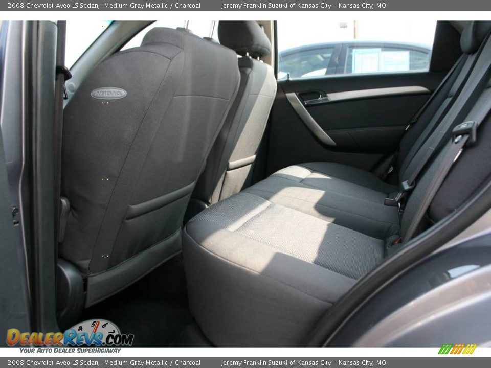 2008 Chevrolet Aveo LS Sedan Medium Gray Metallic / Charcoal Photo #17