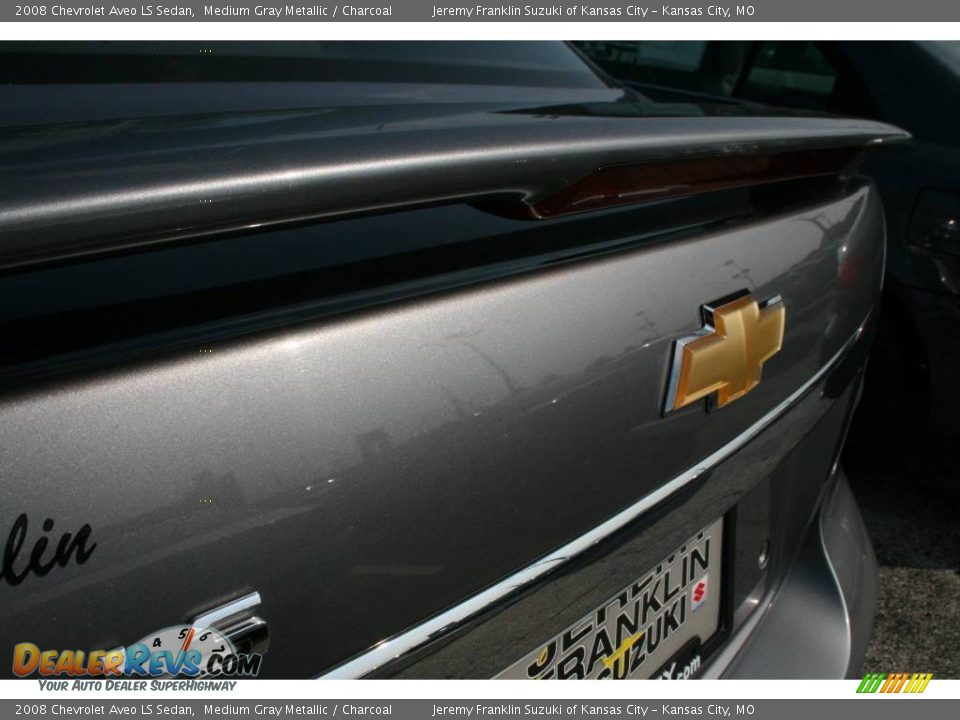 2008 Chevrolet Aveo LS Sedan Medium Gray Metallic / Charcoal Photo #20