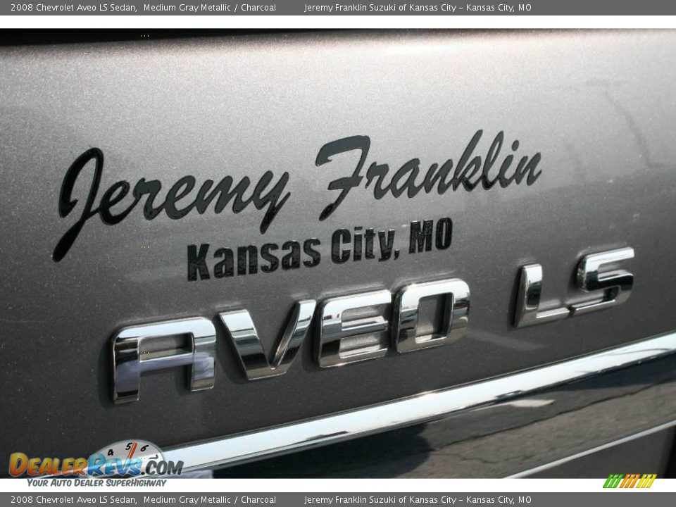 2008 Chevrolet Aveo LS Sedan Medium Gray Metallic / Charcoal Photo #21