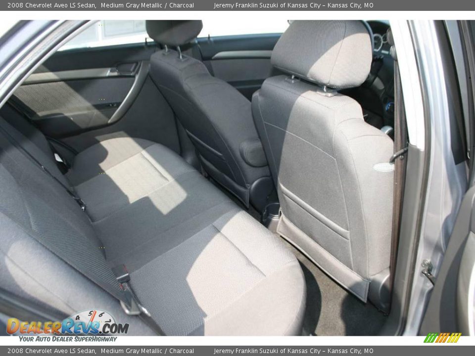 2008 Chevrolet Aveo LS Sedan Medium Gray Metallic / Charcoal Photo #22