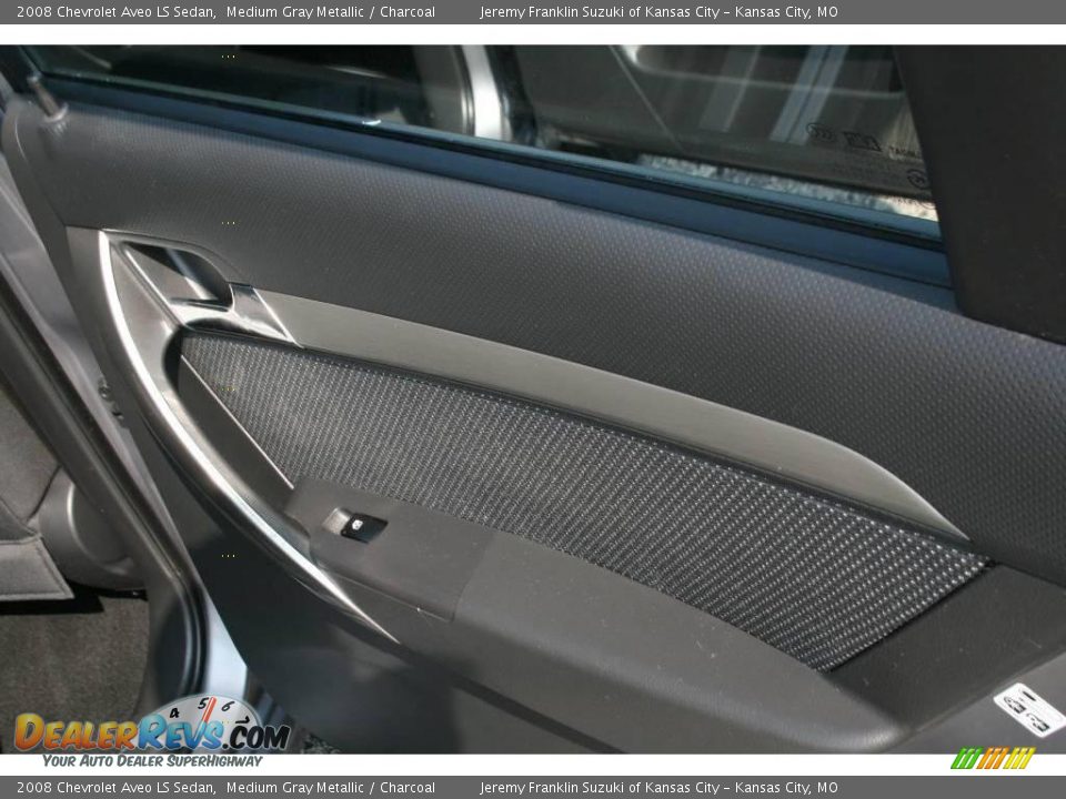 2008 Chevrolet Aveo LS Sedan Medium Gray Metallic / Charcoal Photo #23