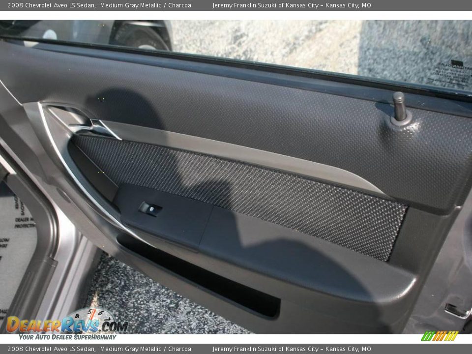 2008 Chevrolet Aveo LS Sedan Medium Gray Metallic / Charcoal Photo #24