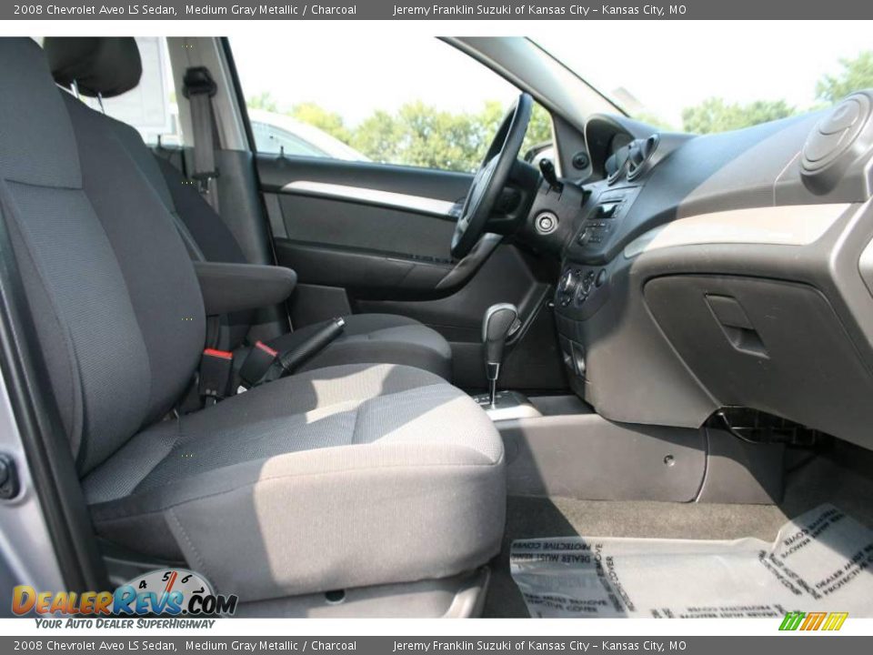 2008 Chevrolet Aveo LS Sedan Medium Gray Metallic / Charcoal Photo #25
