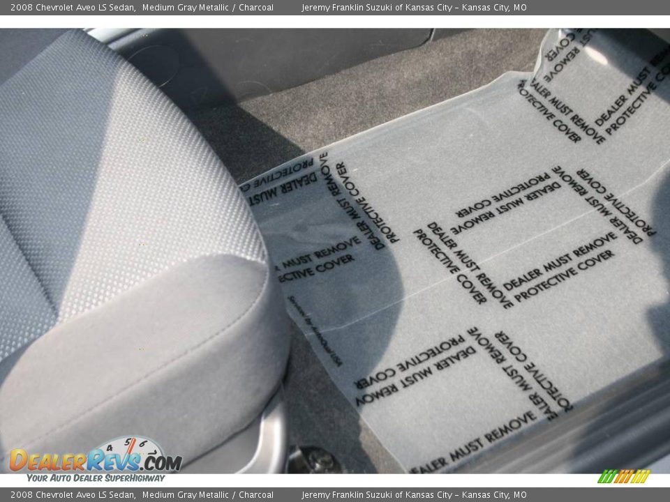 2008 Chevrolet Aveo LS Sedan Medium Gray Metallic / Charcoal Photo #26