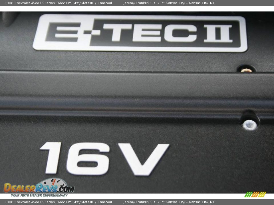 2008 Chevrolet Aveo LS Sedan Medium Gray Metallic / Charcoal Photo #29
