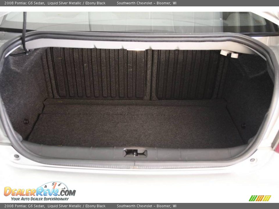 2008 Pontiac G6 Sedan Liquid Silver Metallic / Ebony Black Photo #8