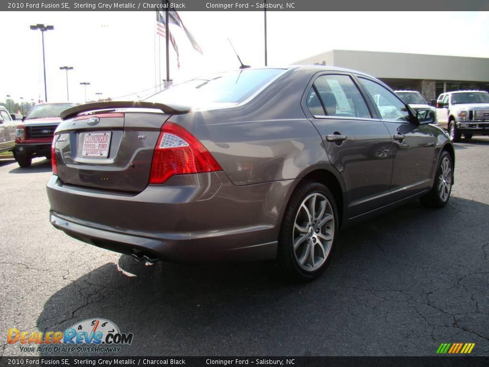 2010 Ford Fusion SE Sterling Grey Metallic / Charcoal Black Photo #3