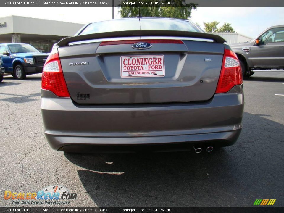 2010 Ford Fusion SE Sterling Grey Metallic / Charcoal Black Photo #4