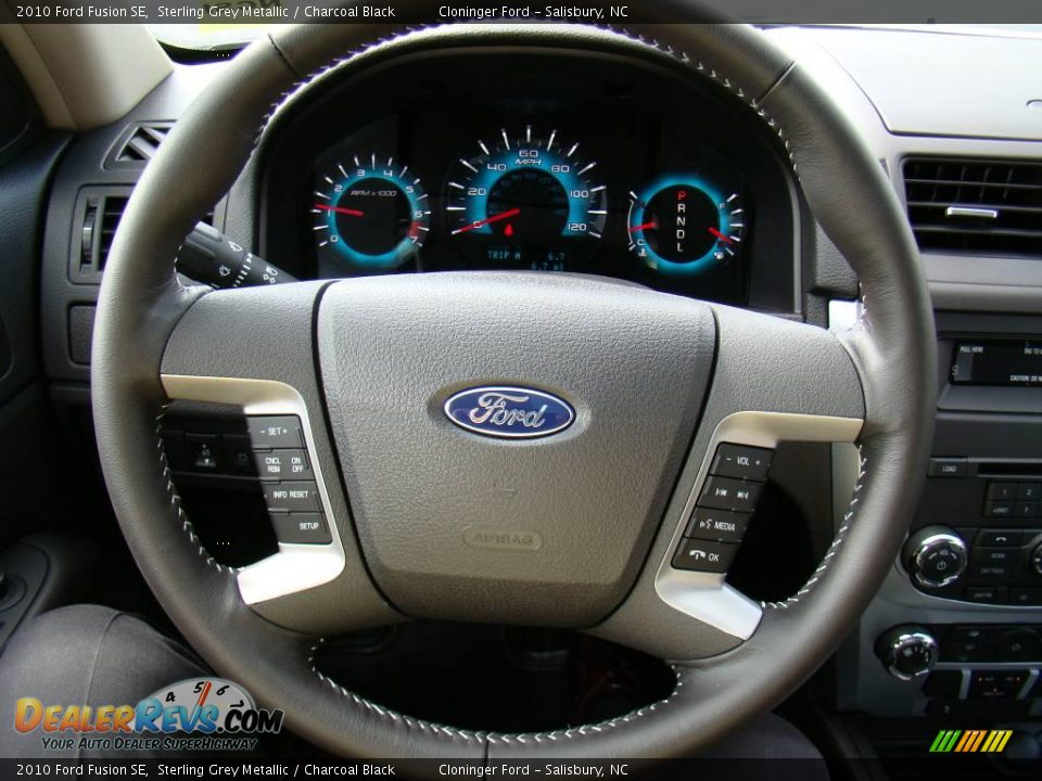 2010 Ford Fusion SE Sterling Grey Metallic / Charcoal Black Photo #20