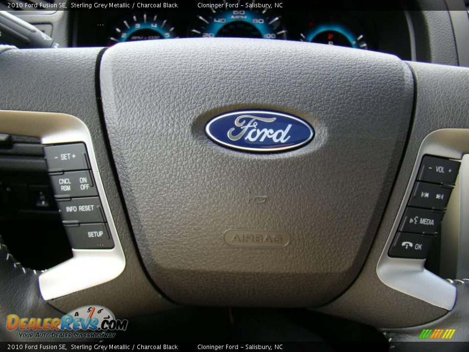2010 Ford Fusion SE Sterling Grey Metallic / Charcoal Black Photo #27
