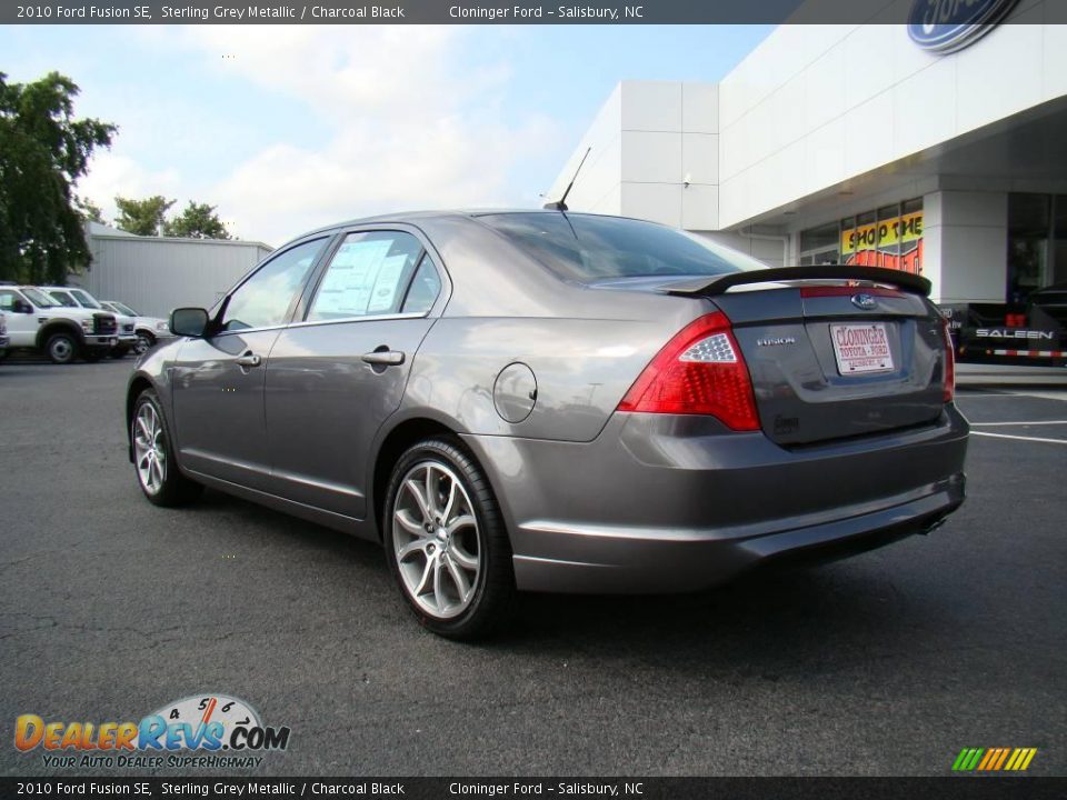 2010 Ford Fusion SE Sterling Grey Metallic / Charcoal Black Photo #28