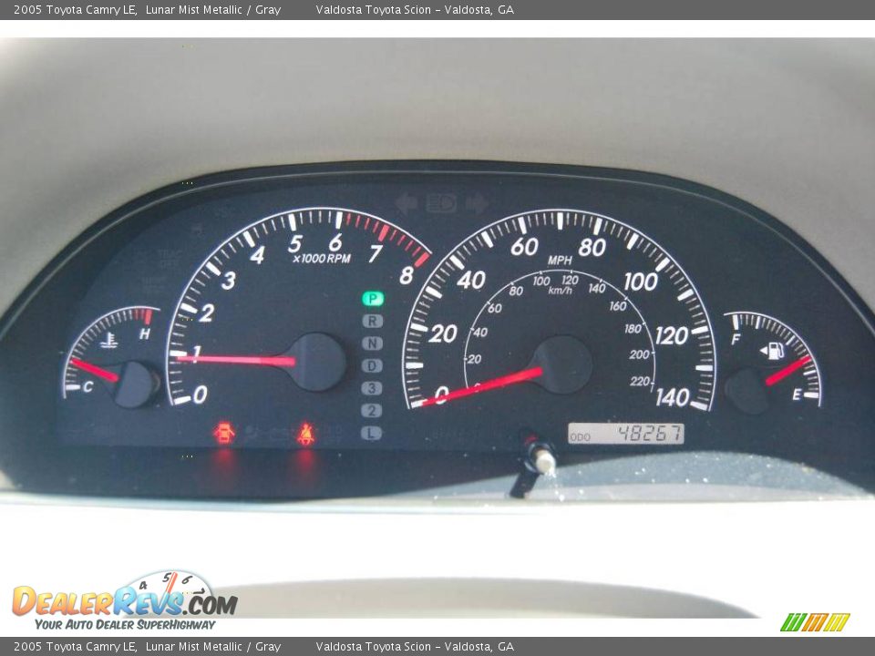 2005 Toyota Camry LE Lunar Mist Metallic / Gray Photo #11