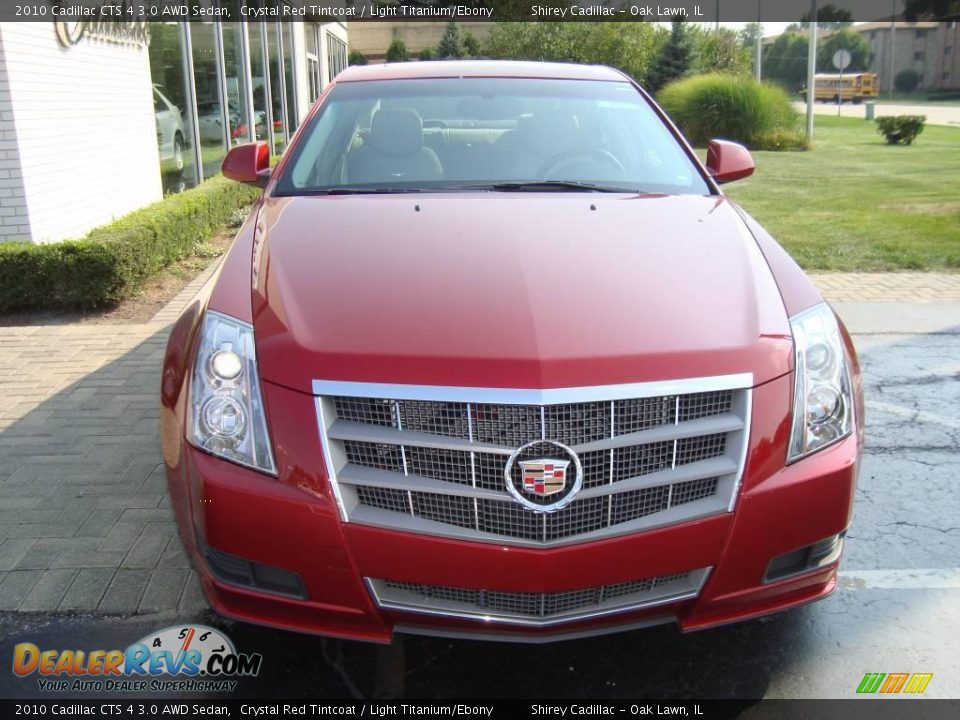 2010 Cadillac CTS 4 3.0 AWD Sedan Crystal Red Tintcoat / Light Titanium/Ebony Photo #2