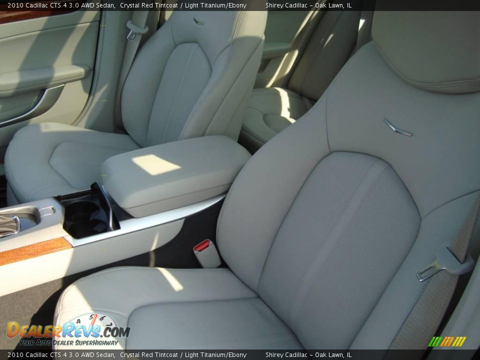 2010 Cadillac CTS 4 3.0 AWD Sedan Crystal Red Tintcoat / Light Titanium/Ebony Photo #12