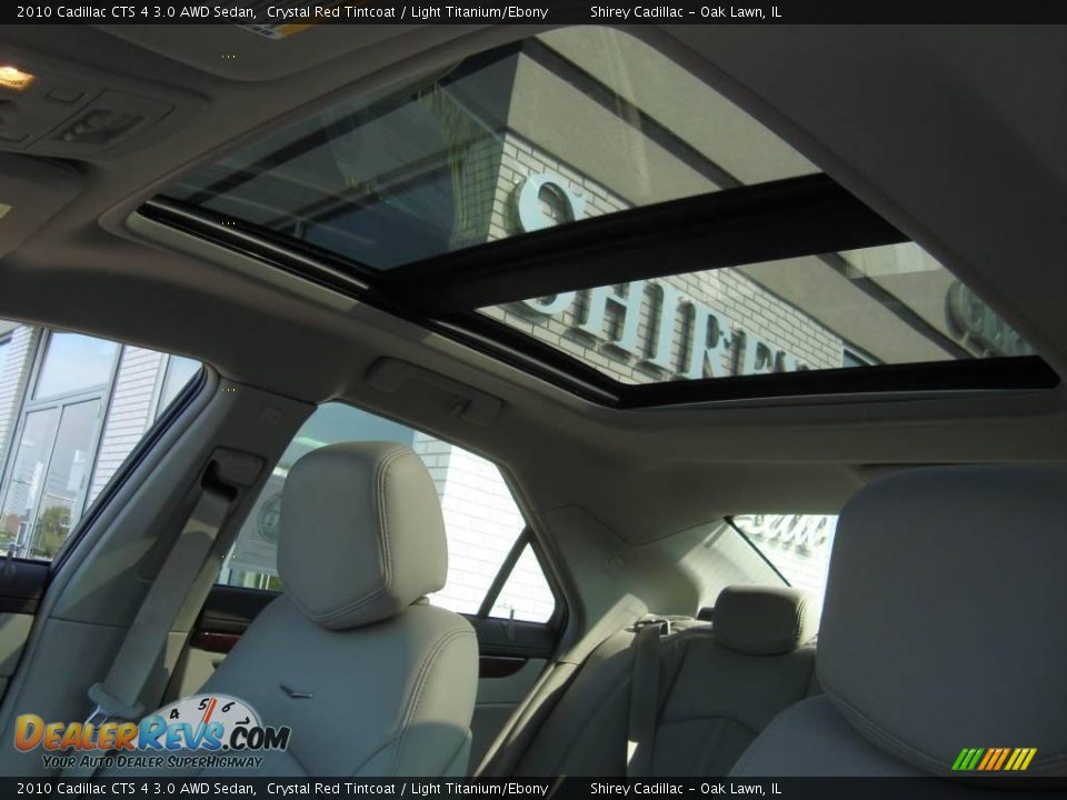2010 Cadillac CTS 4 3.0 AWD Sedan Crystal Red Tintcoat / Light Titanium/Ebony Photo #13